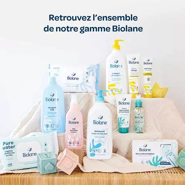 Biolane - Change Pure Water Lingette 99,9% d'Eau Purifiée - 48 unités