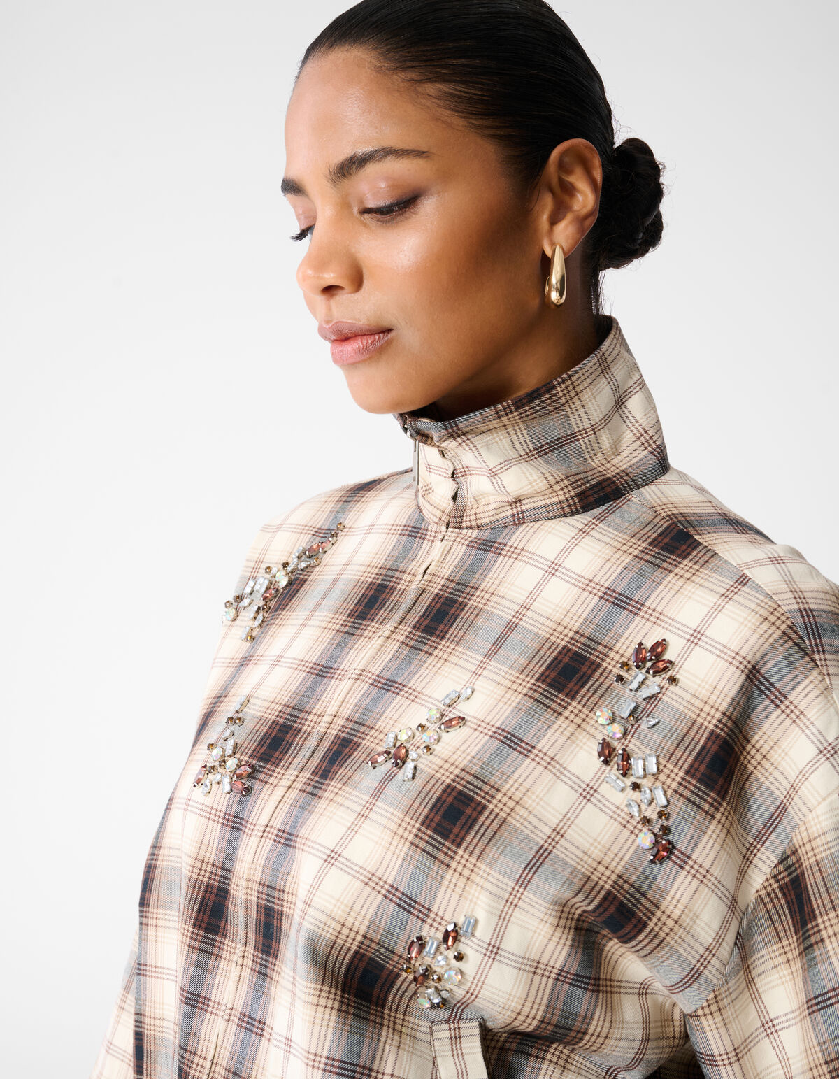 Ruiten Beaded Bomber Bruin