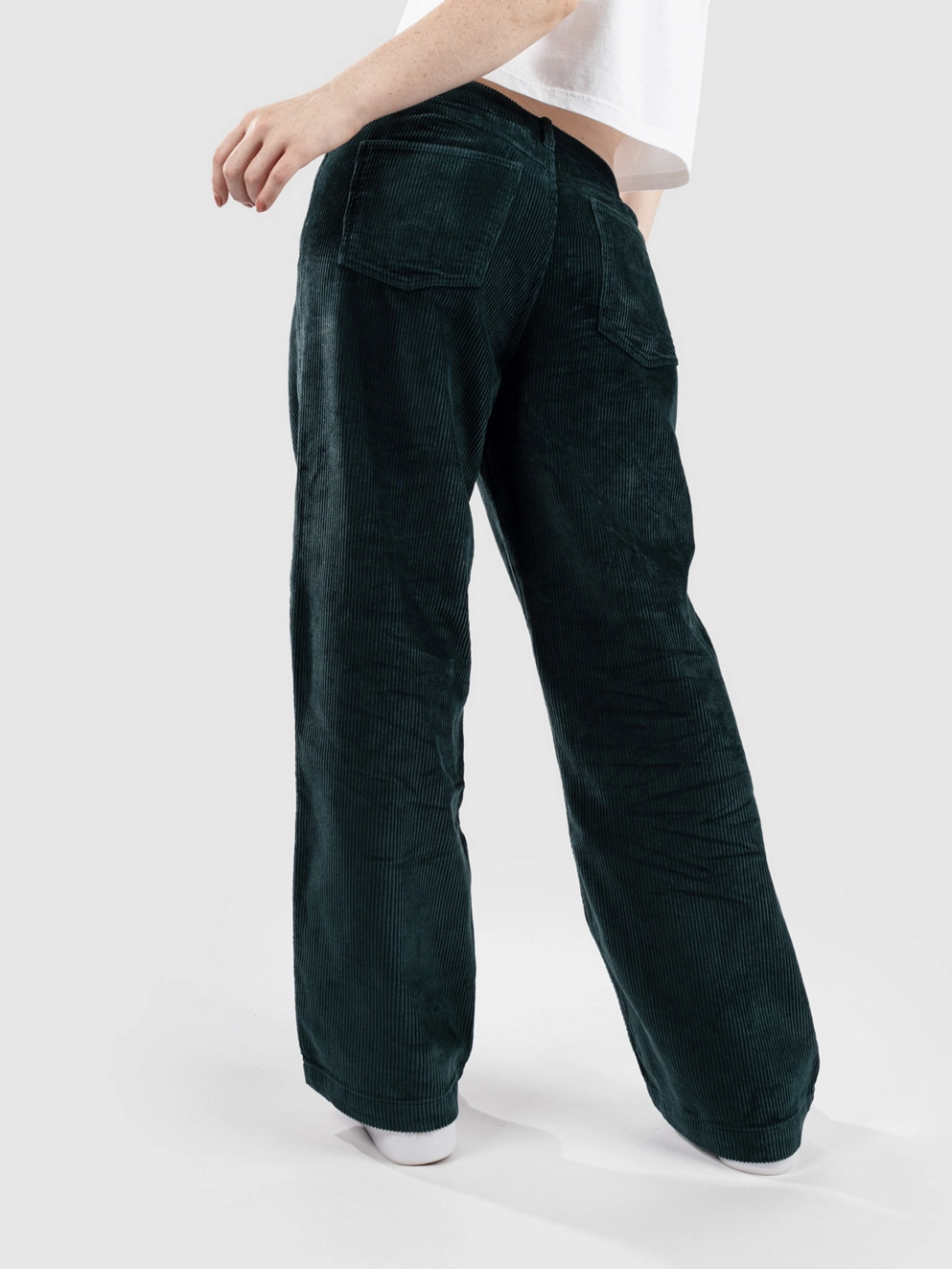 Santa Cruz Strip Cord Baggy Pants emerald