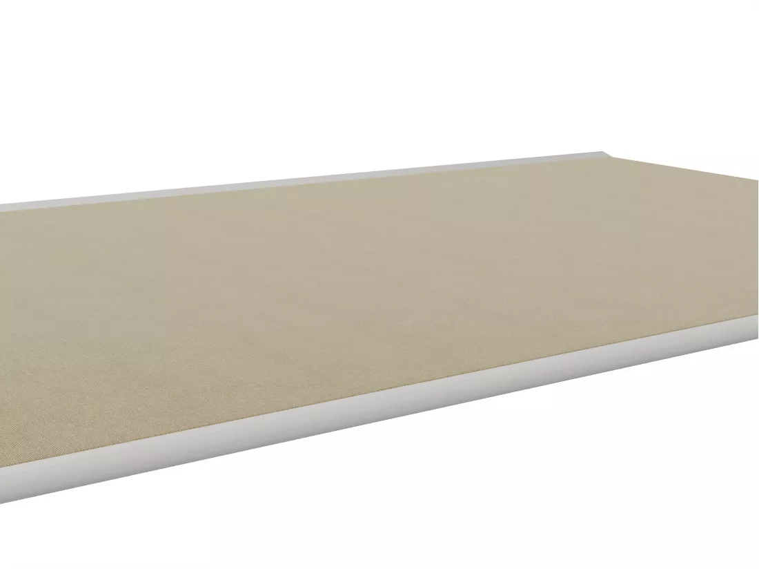 Store banne motorisé à leds avec coffre intégral 5 x 3,5 m - toile acrylique beige - GALAXA