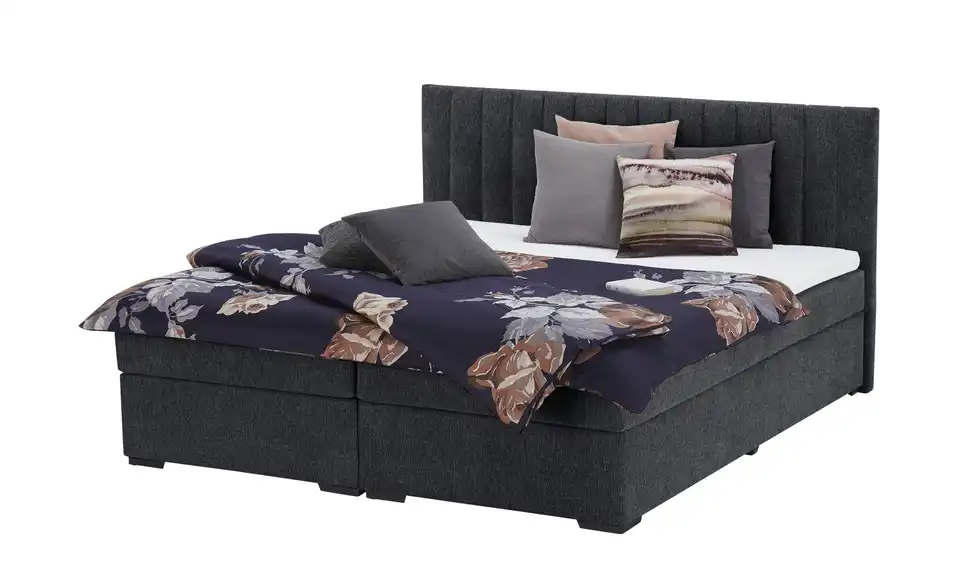 Boxbett Diablo Schwarz H3 Bonnellfederkern