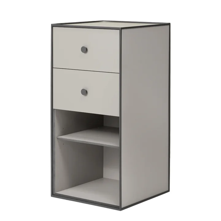 Audo - Frame Regalmodul 70 inkl. Schublade, sand