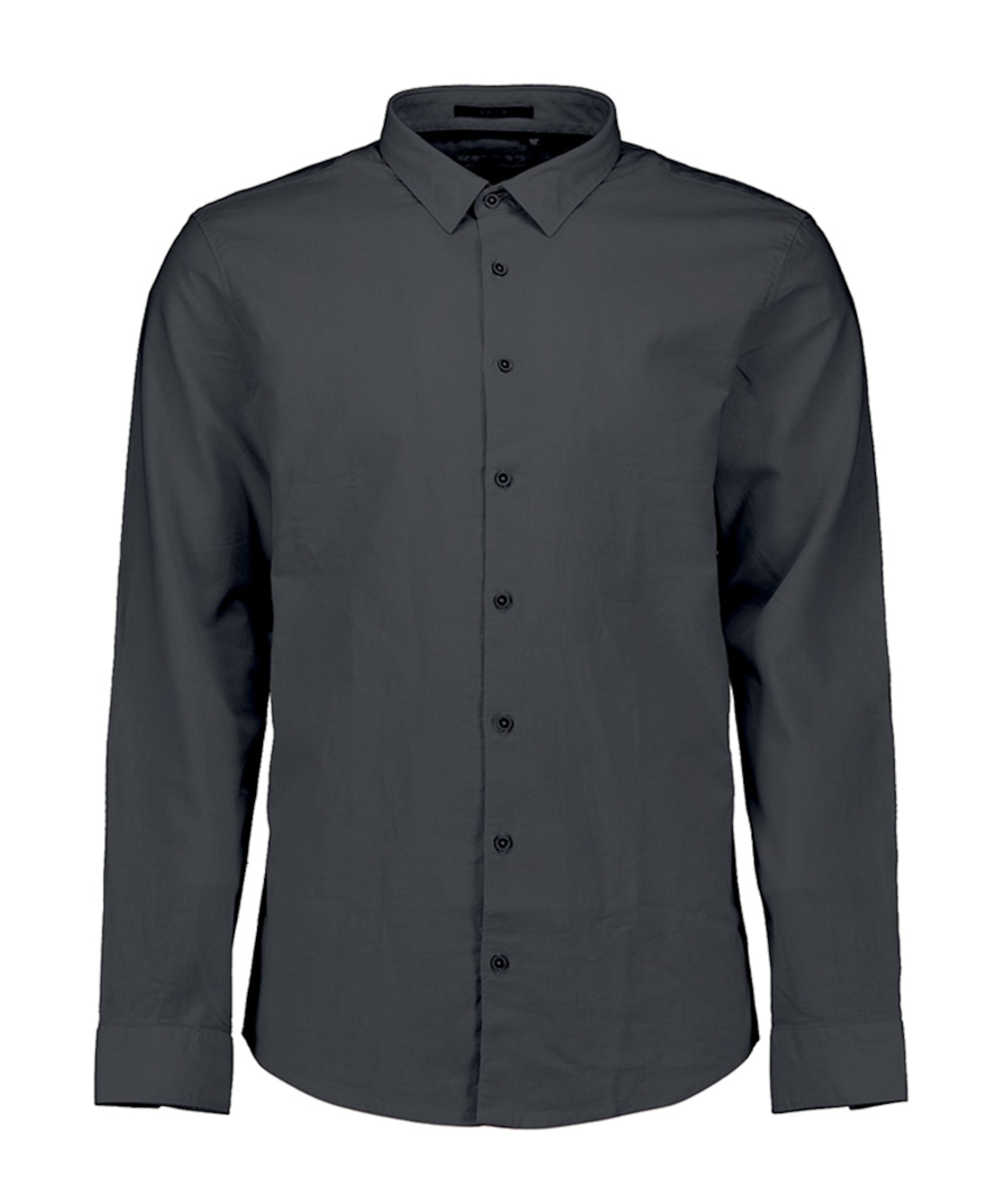 No Excess Heren overhemd lange mouw blauw