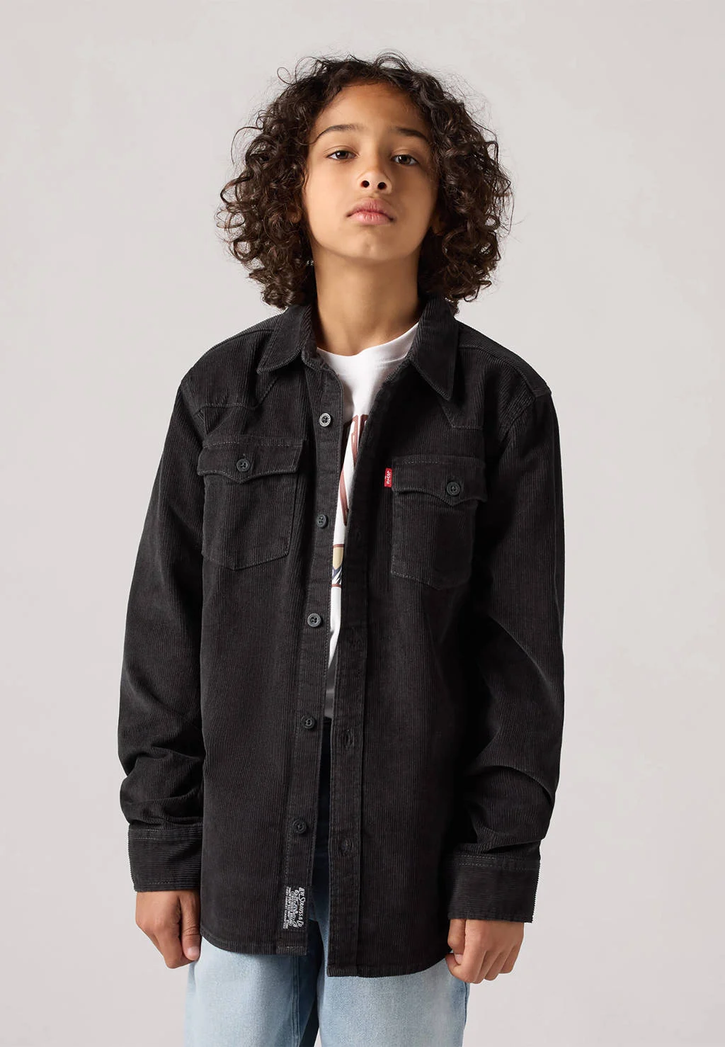 Levi's corduroy overshiirt BARSTOW zwart
