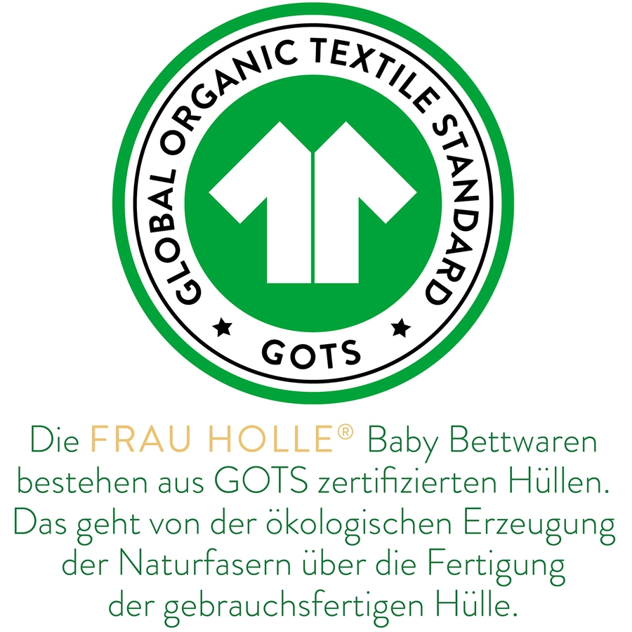 Frau Holle Set Babydaune naturweiss