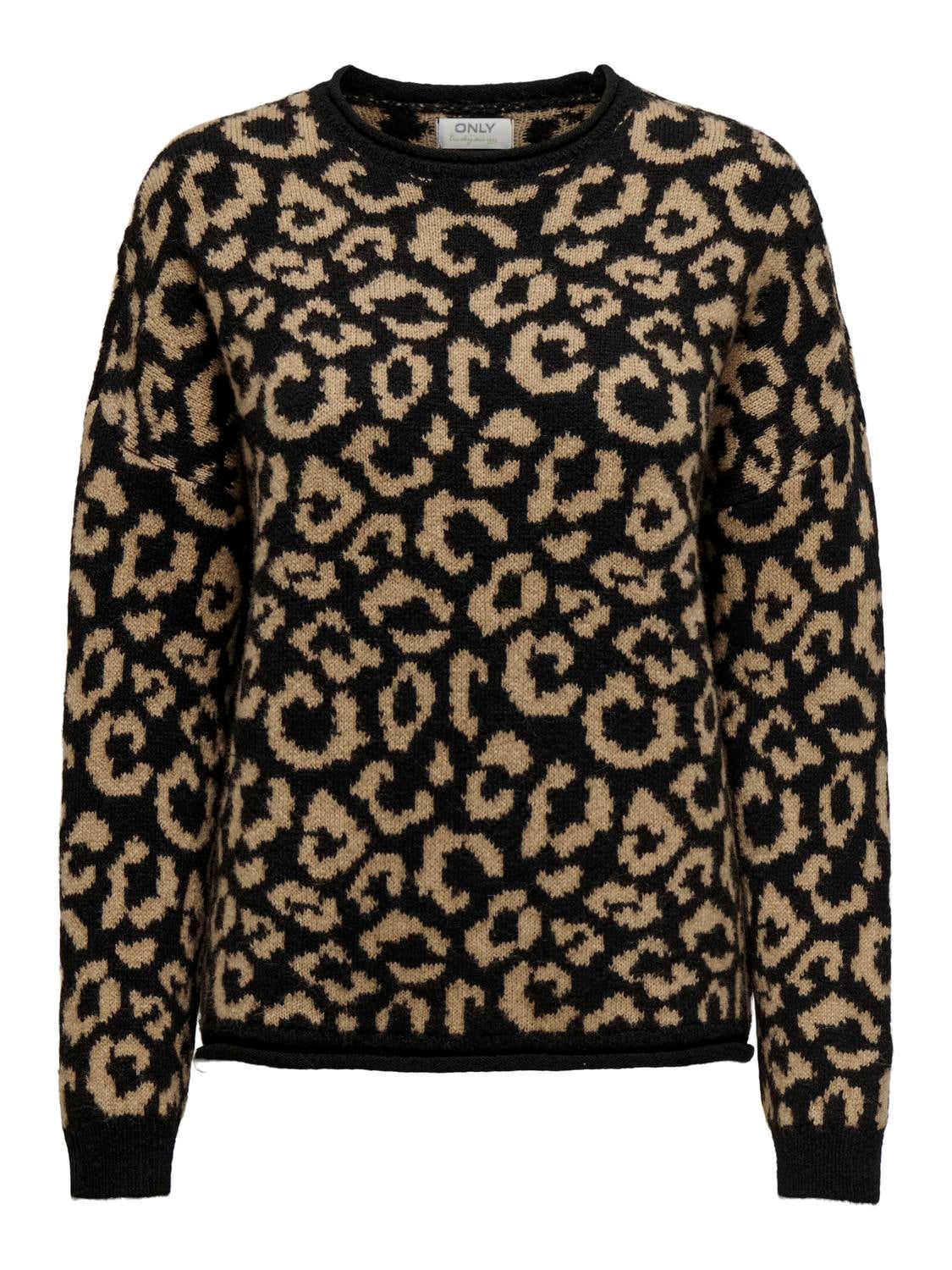ONLJADE Strickpullover Black