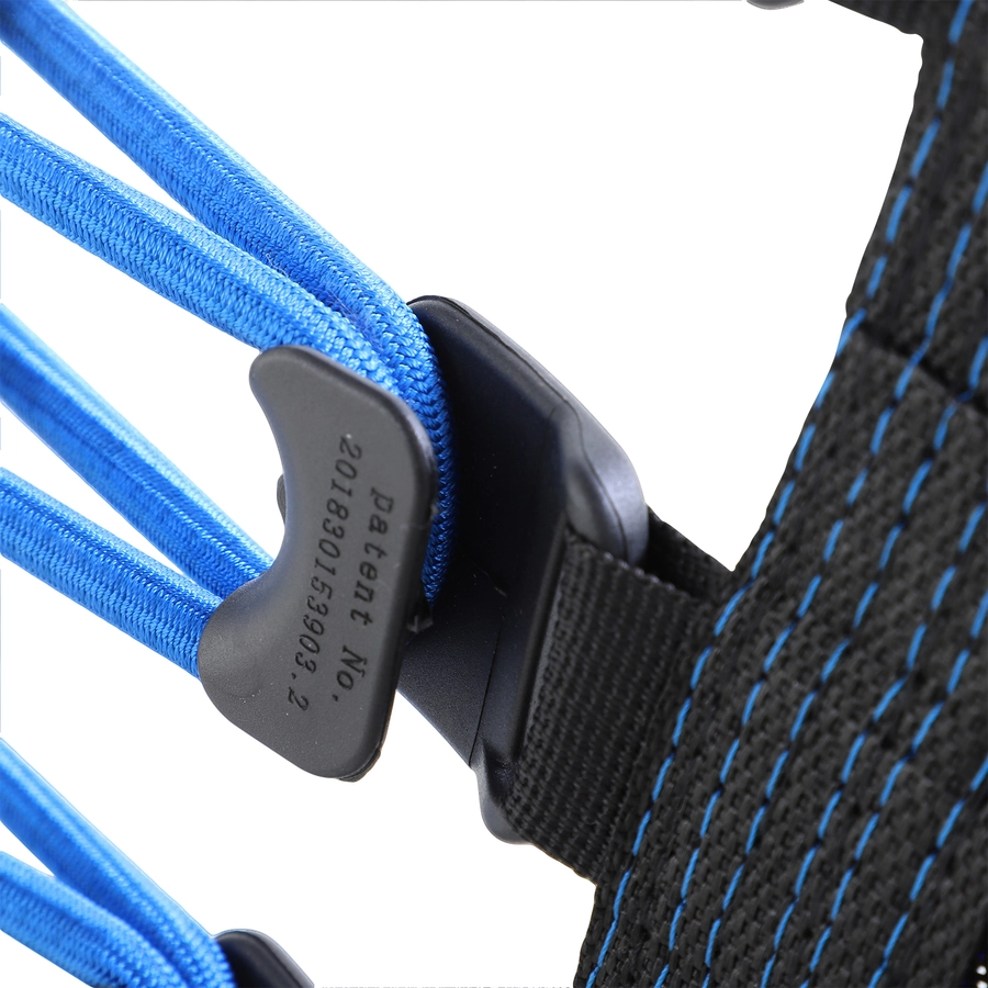 HOMCOM Fitness-Trampolin für Yoga blau