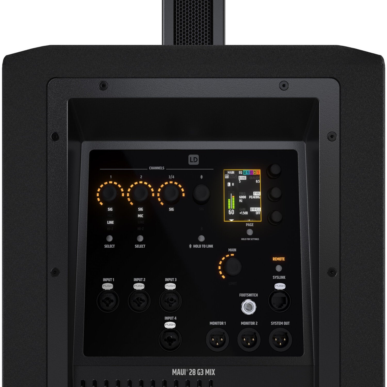 LD Systems MAUI 28 G3 MIX cardioïde zuilsysteem 2060 Watt