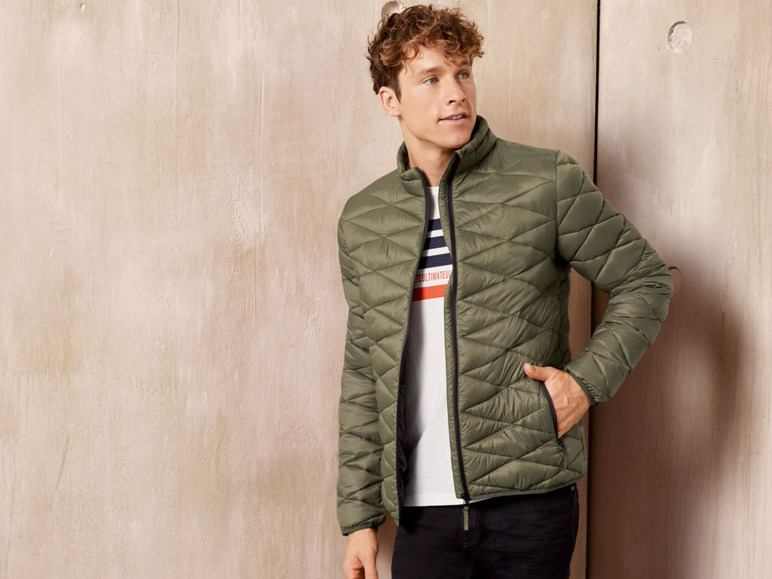 LIVERGY® Jas heren, met opstaande kraag, winddicht