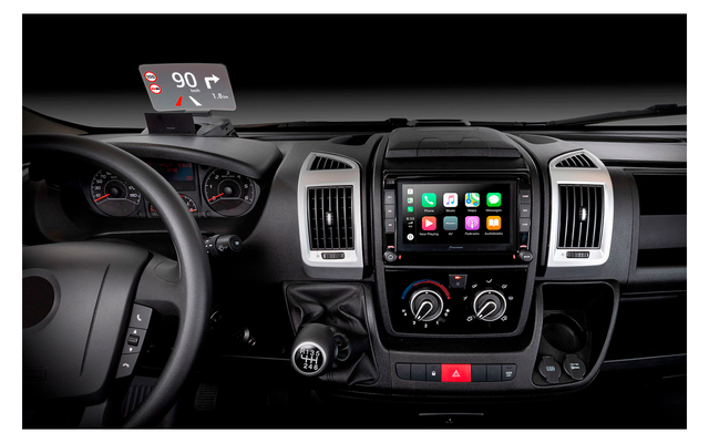 Pioneer Headup-Display Erweiterung für Fiat Ducato 8