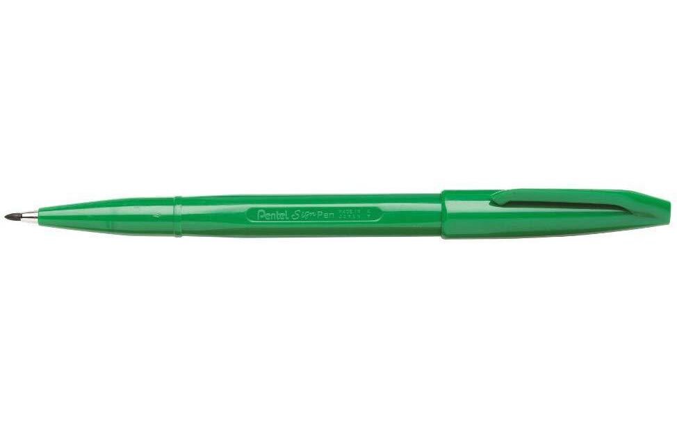 Filzstift Sign Pen S520 1.0 mm, GrünFaserschreiber zum Skizzieren, Zeichnen, Schreiben und Illustrieren