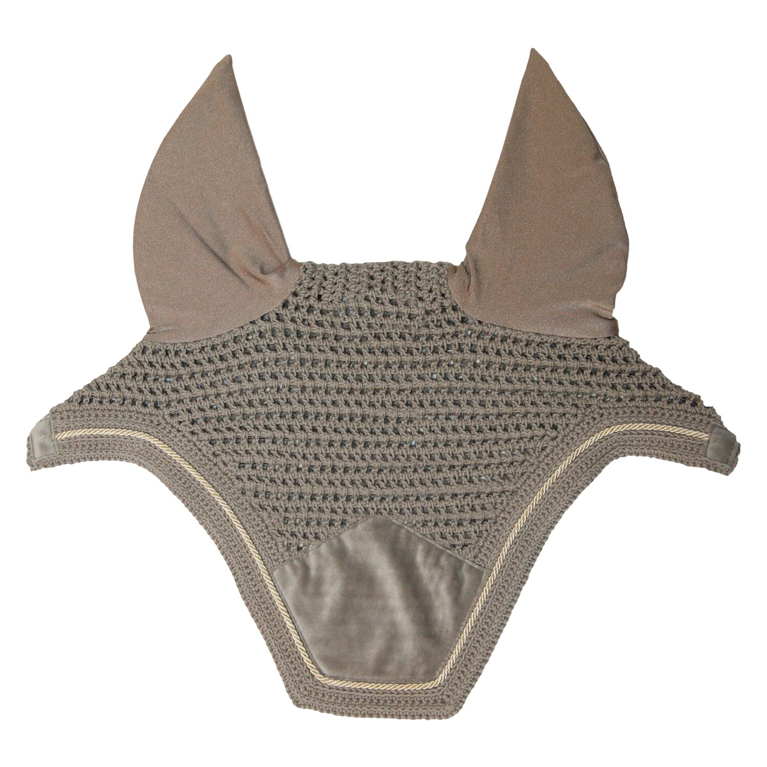 KENTUCKY Fliegenhaube Wellington Velvet  - beige - Warmblut