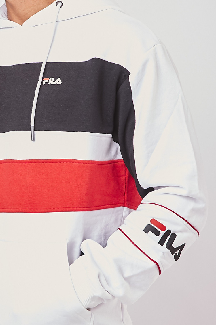 Sweat à capuche Tan Hoodie FILA White