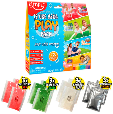 Zimpli Kids Mega Play Lekesett 12-Pakk