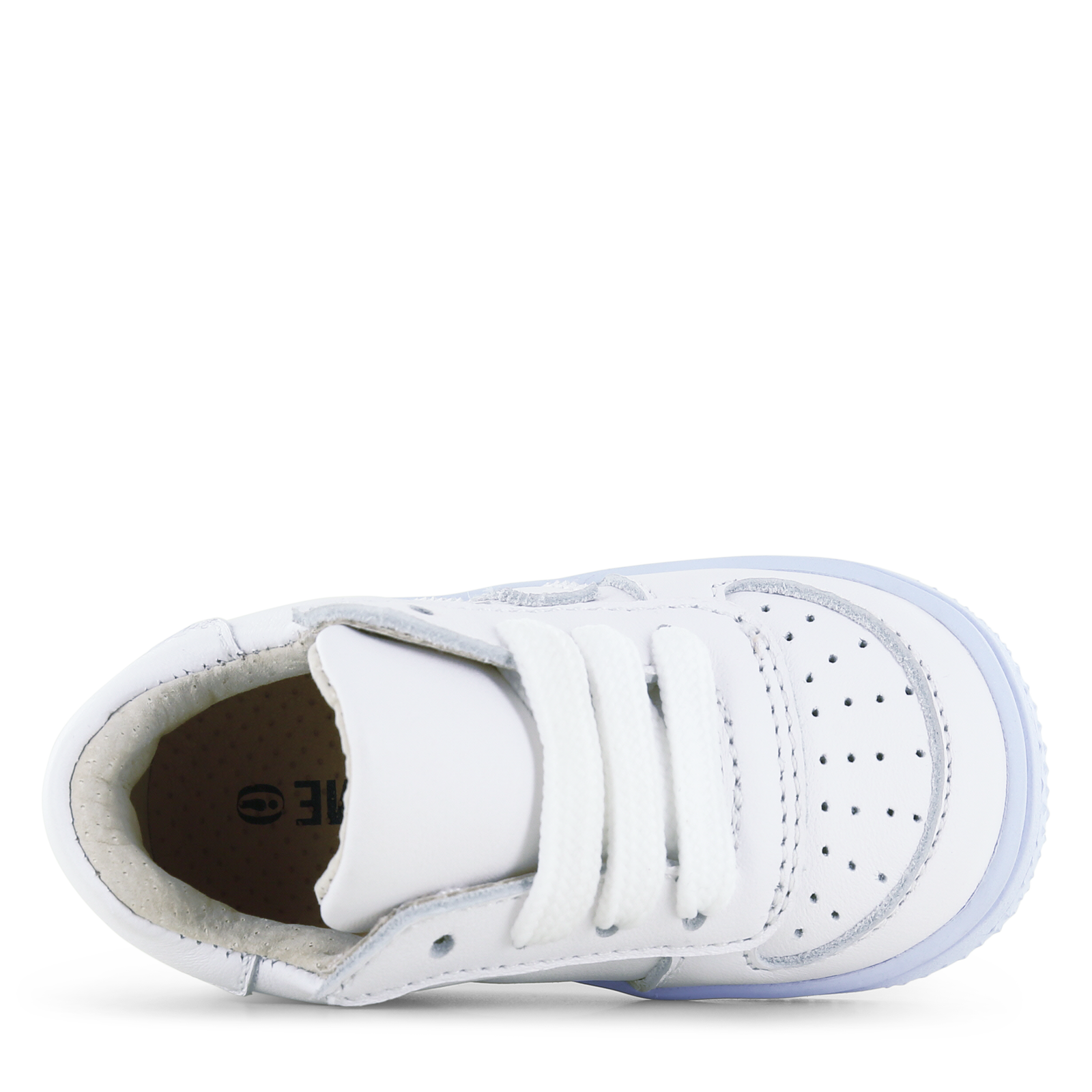 Shoesme wit sneakertje Leer | Uni schoenen