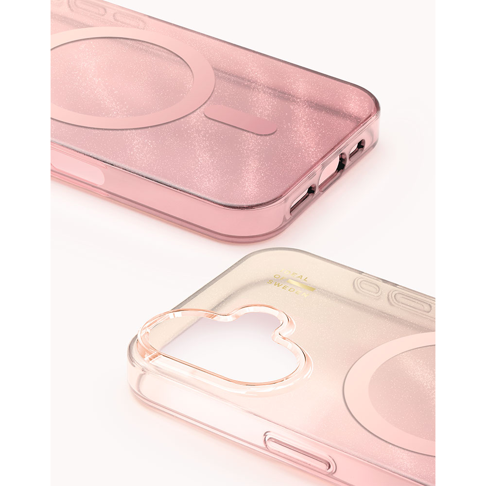 iPhone 17 MagSafe Hardcase Hülle Clear Case Recycled (IDCLCMS-I2561-563) - Rose Blush