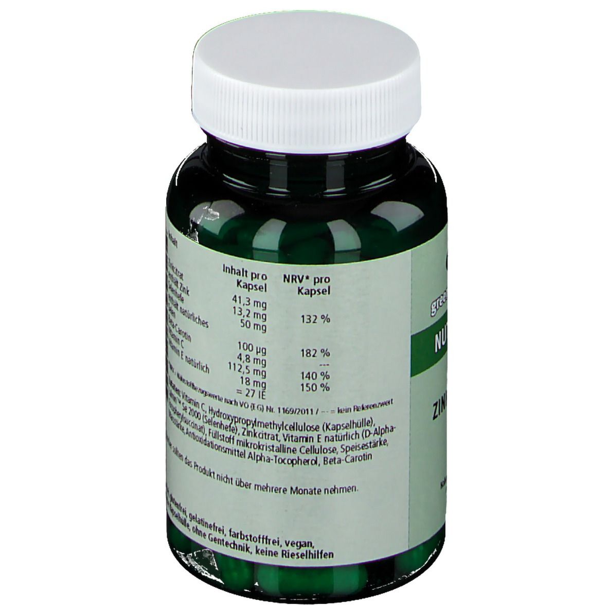 green line NUTRITHEKE Zink Selen ACE