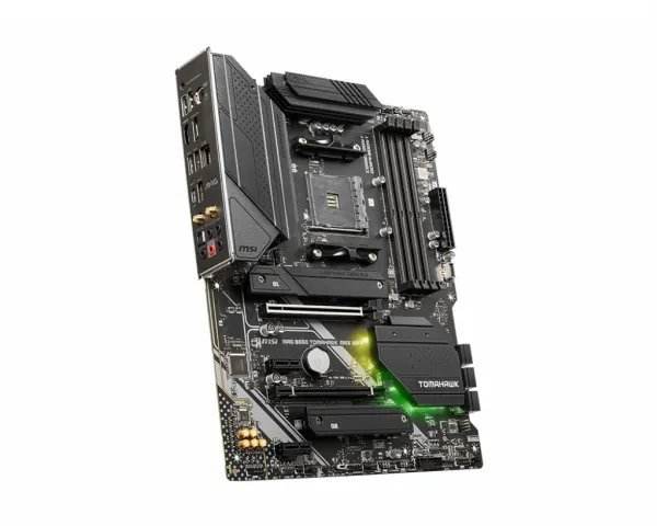 MSI MAG B550 TOMAHAWK MAX WIFI - Bundkort - ATX - Socket AM4 - AMD B550 Chipset - USB 3.2 Gen 1, USB 3.2 Gen 2, USB-C 3.2 Gen2, USB-C 3.2 Gen 1 - 2.5 Gigabit LAN, Wi-Fi 6, Bluetooth - onboard grafik (CPU påkrævet) - HD Audio (8-kanaler)