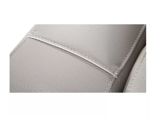 Fauteuil cuir Design ALIYAH Beige