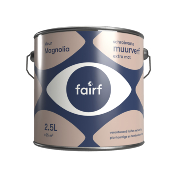 Fairf muurverf extra mat magnolia 2,5 liter