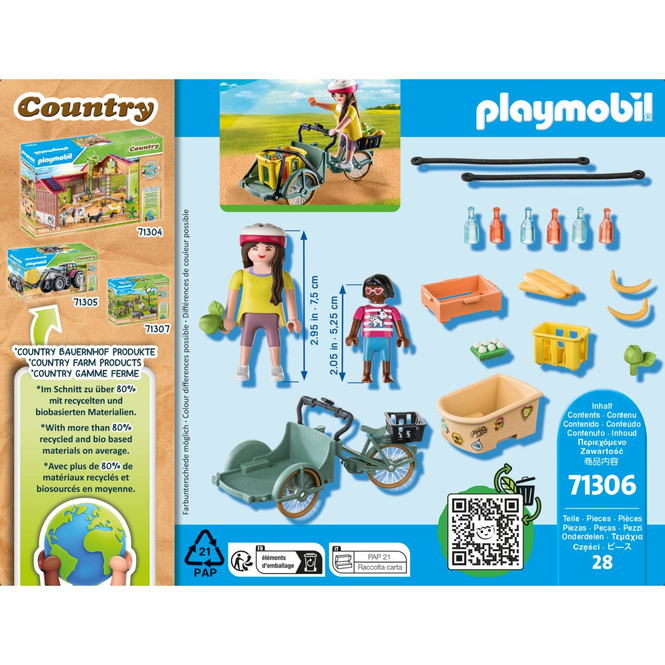 PLAYMOBIL® 71306 - Lastenfahrrad - Playmobil Country