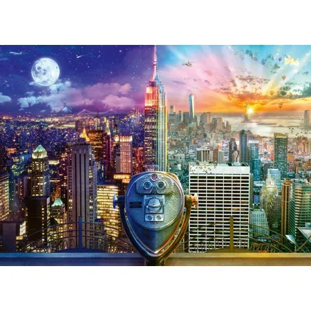 Schmidt Spiele Puzzle - Lars Stewart New York, Night and Day, 1000 Teile