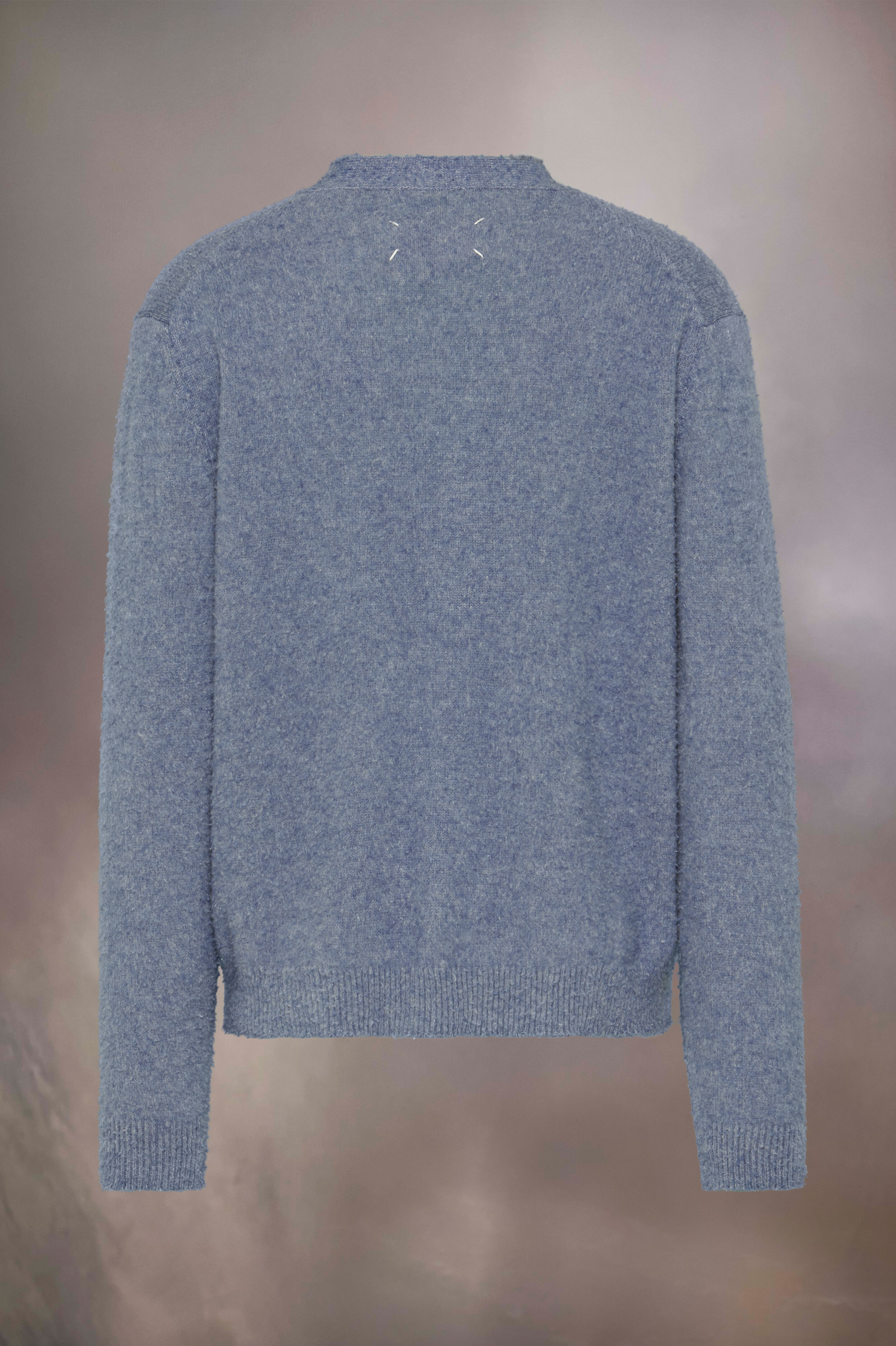 Cardigan en maille boulochée Bleu jean