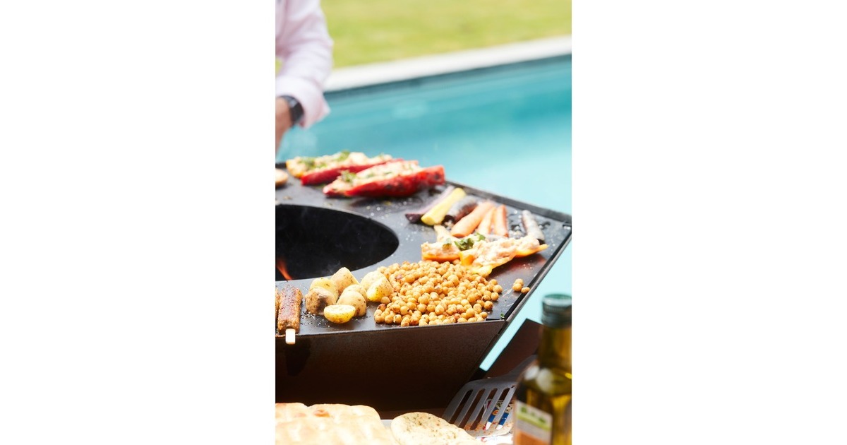 BarbecookNestor Island uit cortenstaal barbecue