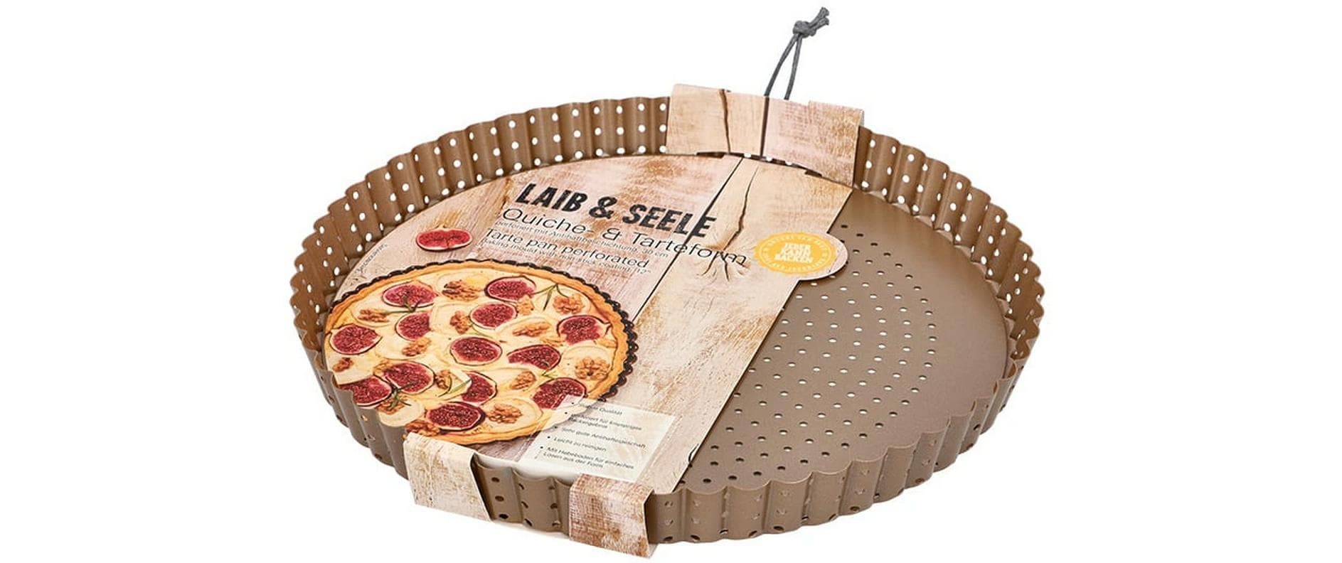 Tarte-Backform Laib und Seele xQuiche- und Tarteform mit Rezeptideen