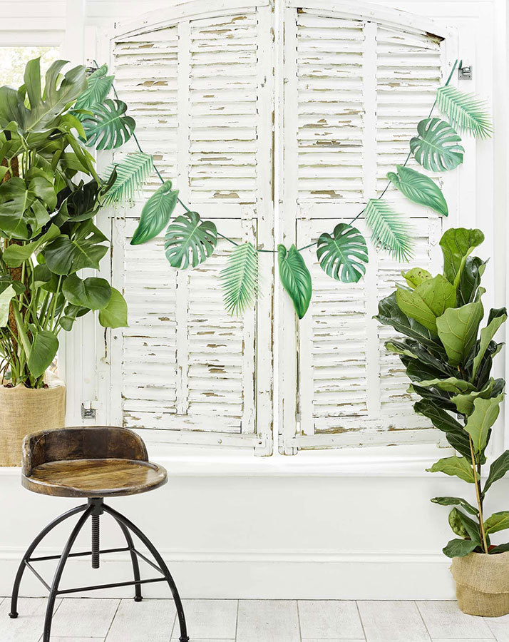 Girlande PALM FIESTA (1,5m) in grün