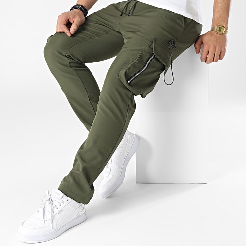 Pantalon Cargo AJ-80030 Vert Kaki