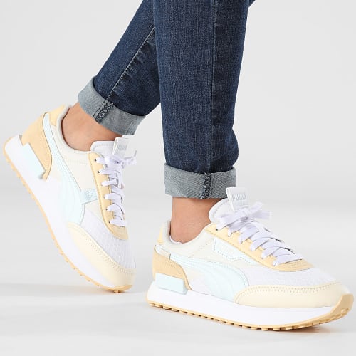 Baskets Femme Future Rider Pastel 383683 Puma White Sugared Almond