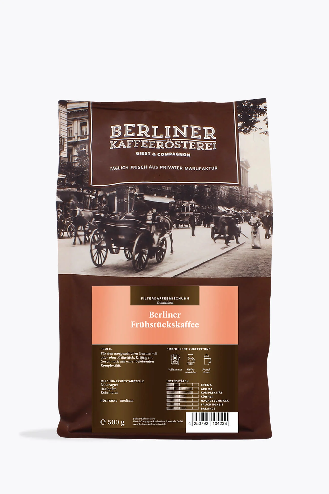 Berliner Kaffeerösterei Berliner Frühstückskaffee
