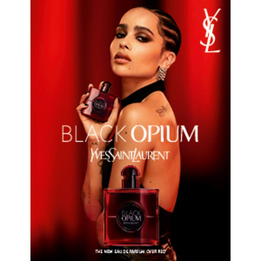 Yves Saint Laurent Black Opium Eau De Parfum Over Red 30ml