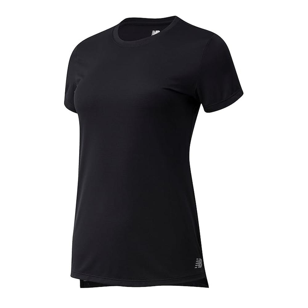New Balance T-shirt Noir Femme New Balance Core Run