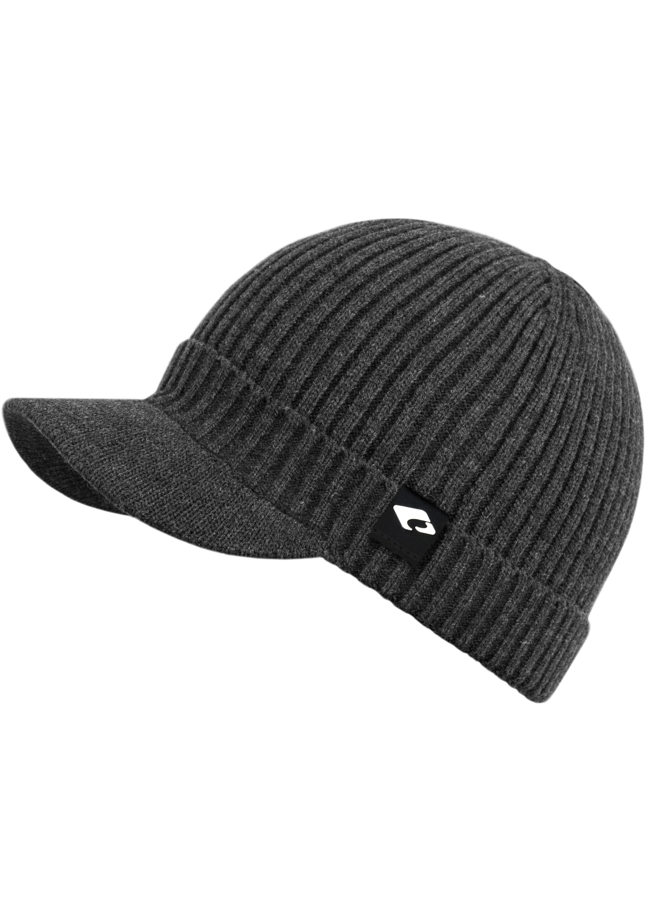 chillouts Strickmütze »Benno Hat«, Cap-Mütze mit Schirm