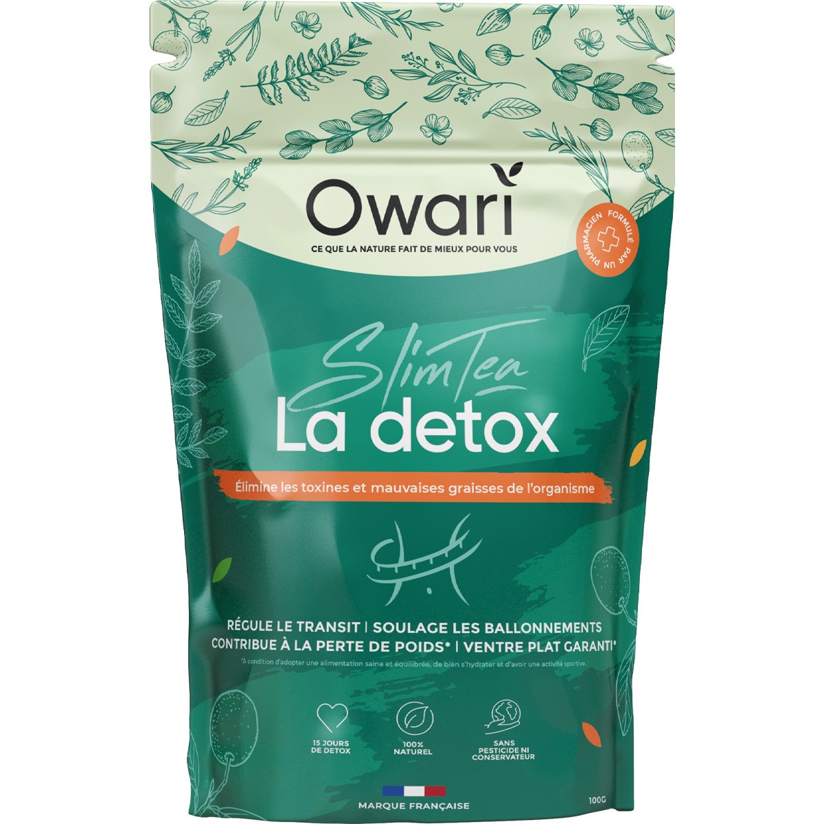 Infusion naturelle minceur & détox - Slim' Tea  - 15 jours