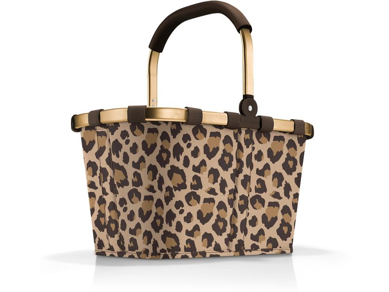 Reisenthel Einkaufskorb Carrybag Leo Macchiato Eleganter Einkaufskorb für den täglichen Einkauf