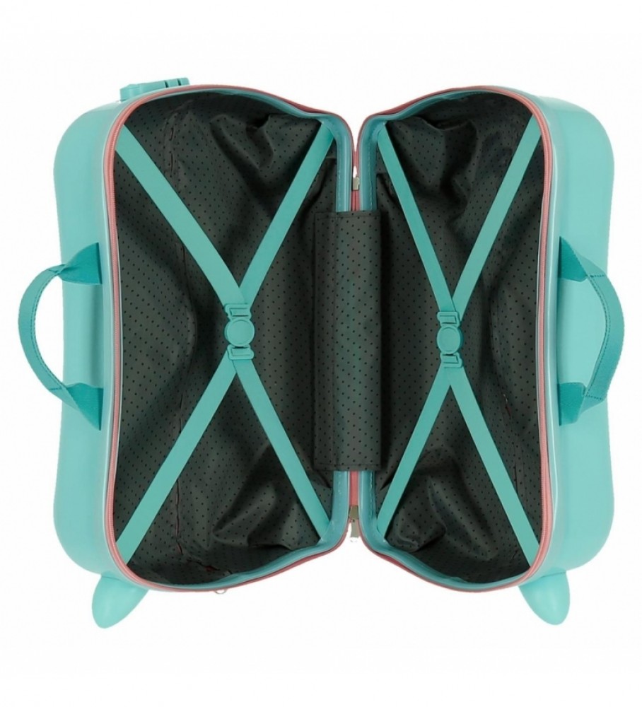 Mala infantil Joumma Bags Frozen Find Your Strength com 2 rodas multidirecionais - 38x50x20cm -