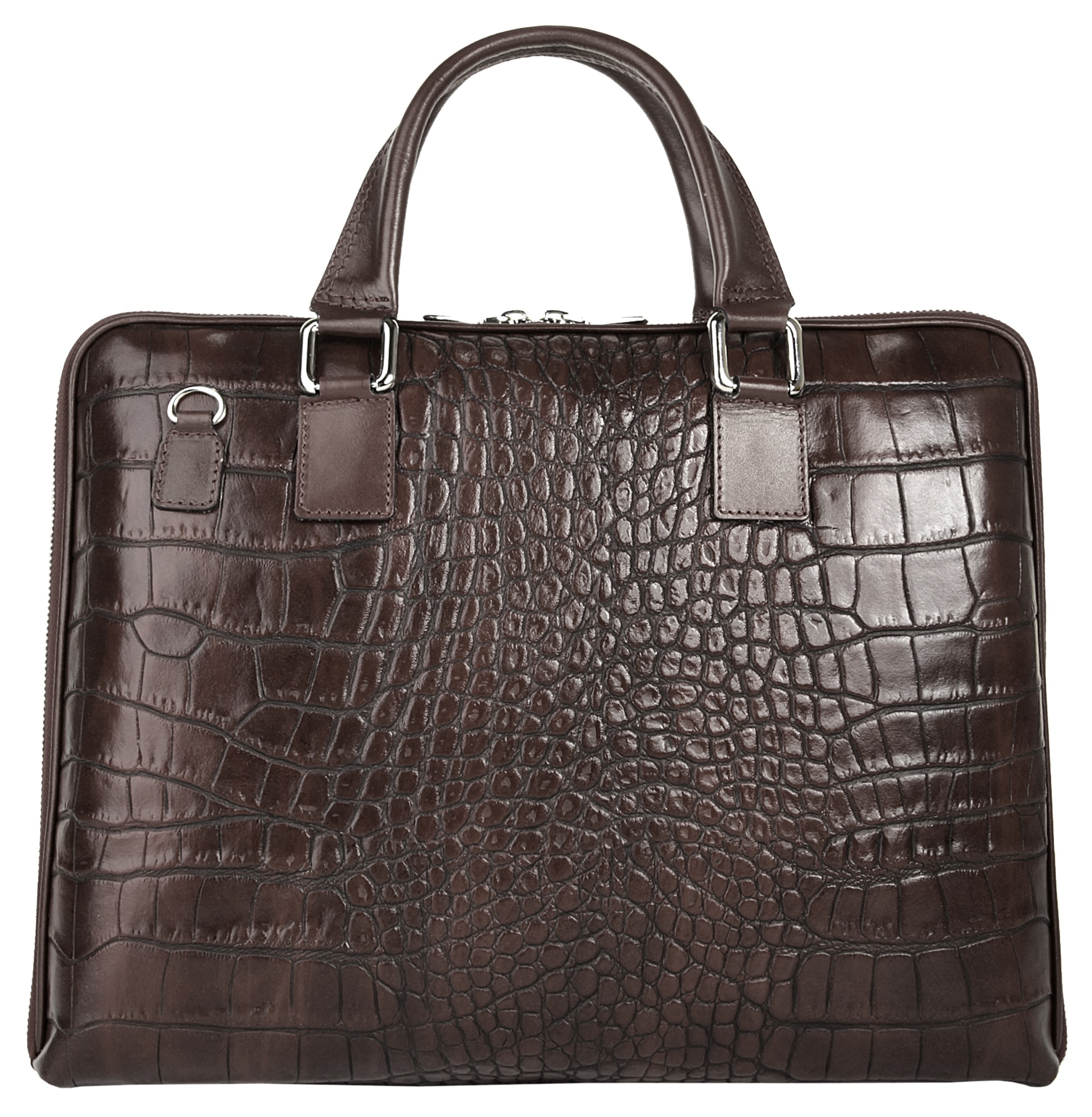 Bagan Aktentasche echt Leder, Made in Italy