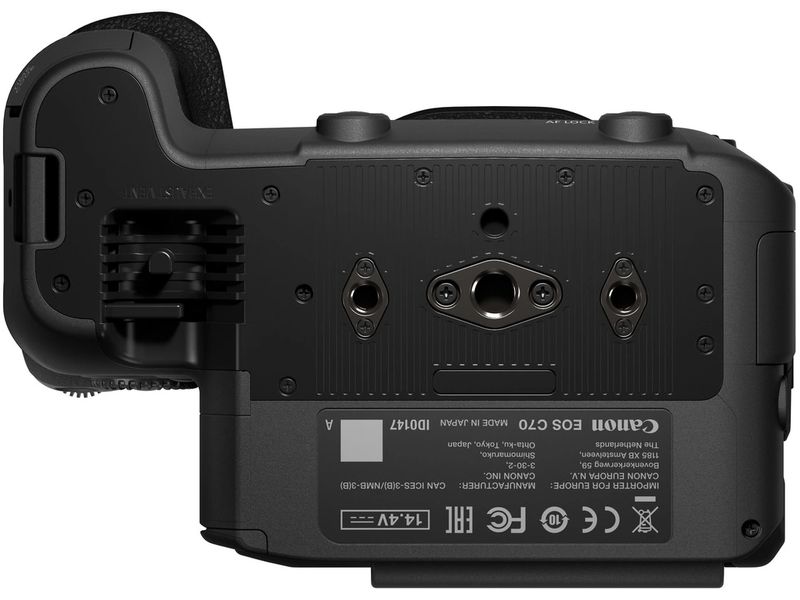 Canon Videokamera C70 4K-Camcorder mit interner 12 Bit RAW-Aufzeichnung, High Dynamic Range und AF mit Augenerkennung in einem kompakten Gehäuse