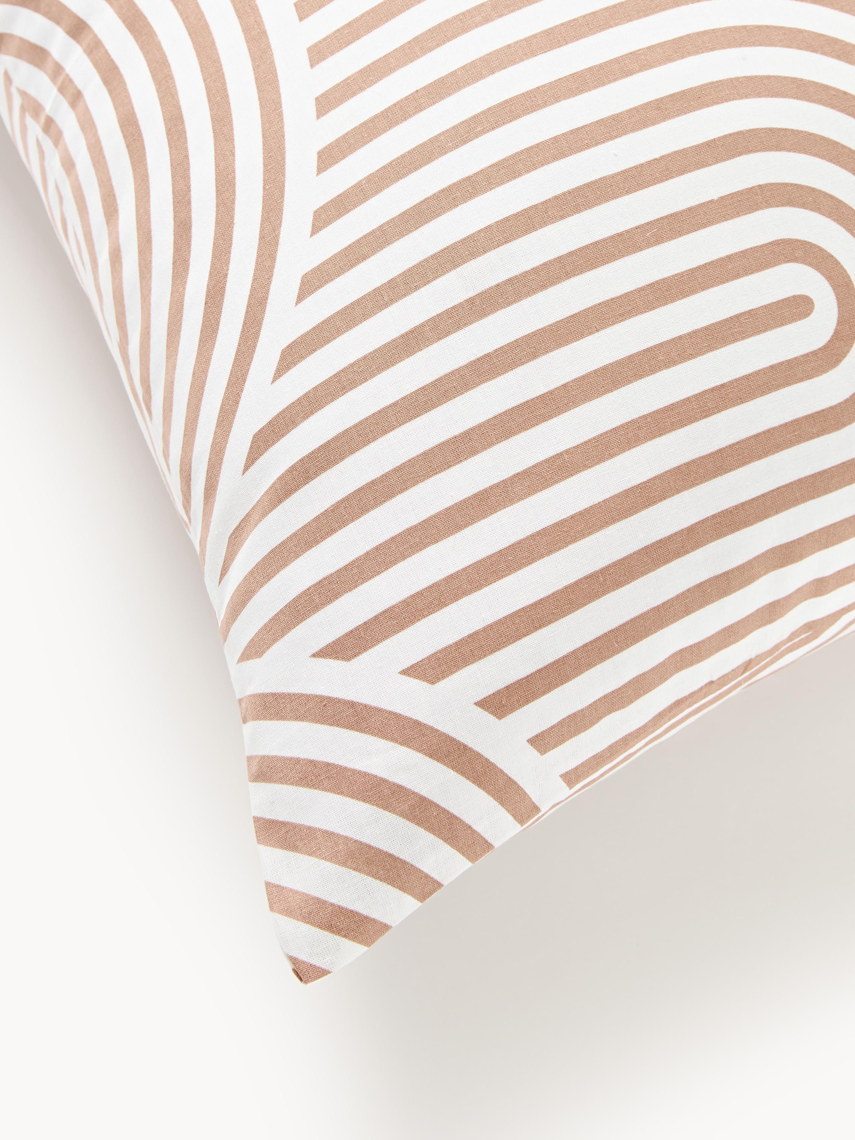 Katoenen dekbedovertrek Arcs