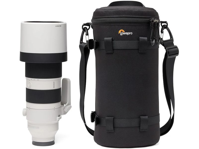 Lowepro Objektivtasche ProTactic LCS 13 x 32 III Gepolsterte Tasche mit Zurrgurt für Objektive bis zu 13 cm Durchmesser und 32 cm Länge