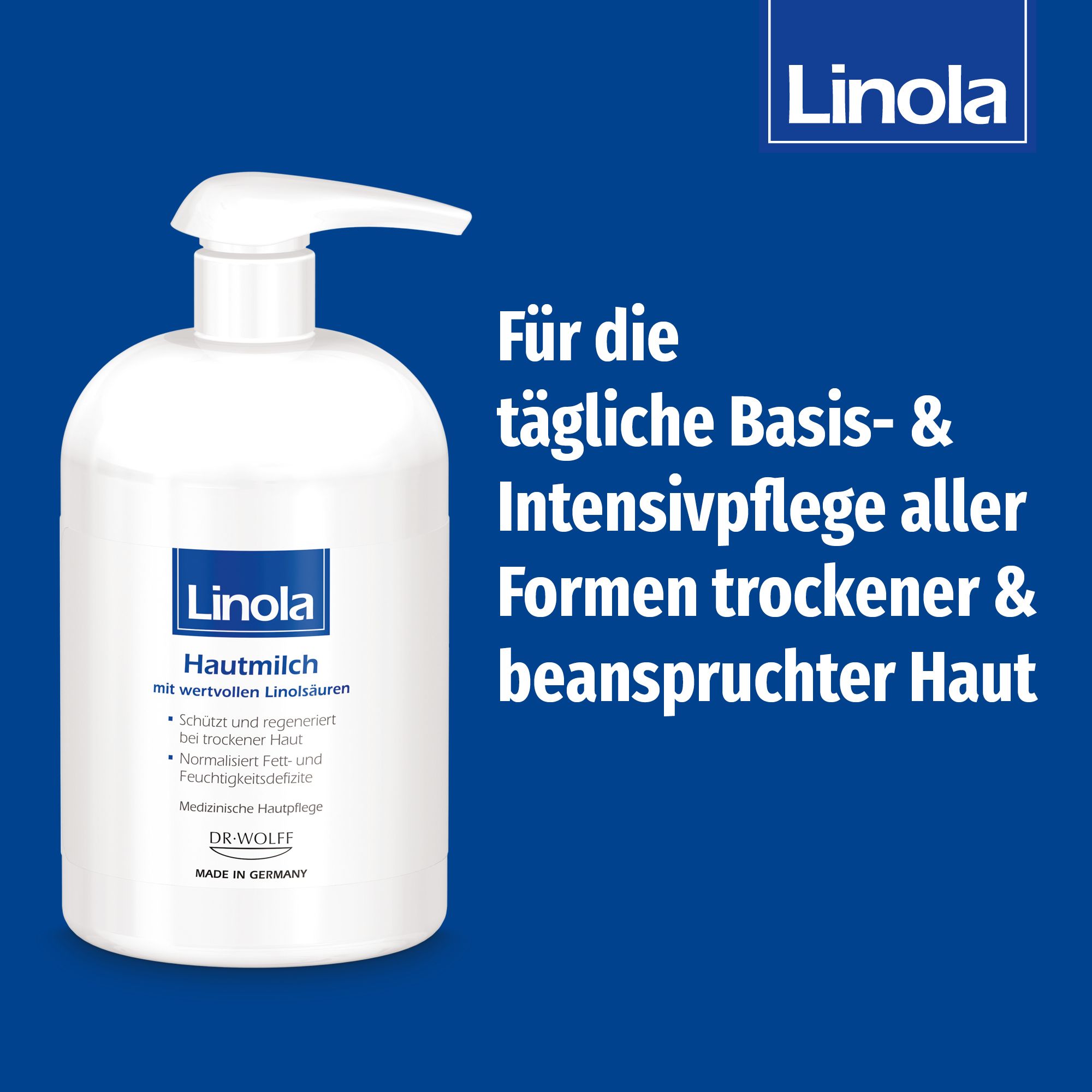 Linola Hautmilch - Körperlotion für sehr trockene Haut