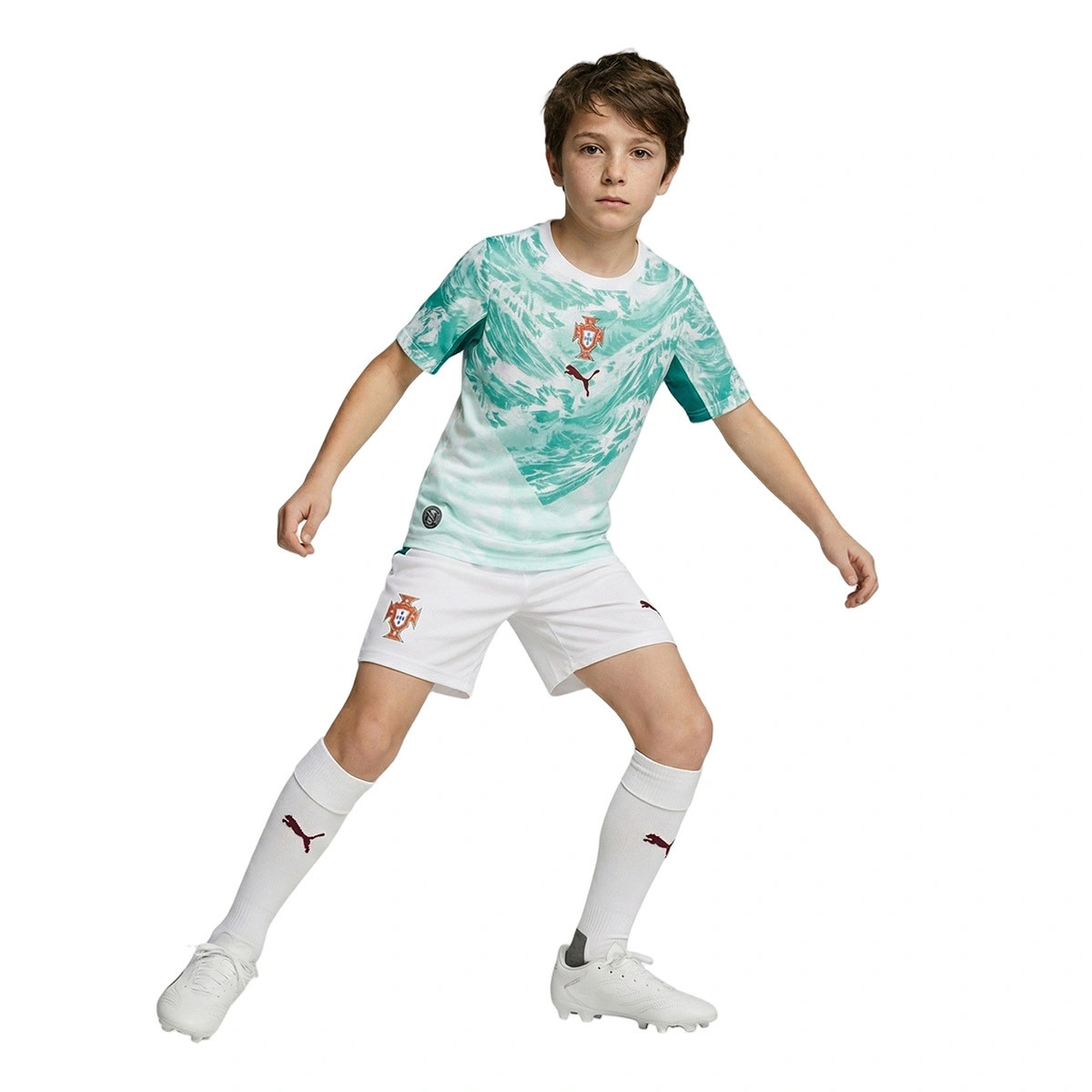 Conjunto Puma Portugal Segundo equipamento Mundial 2026 Criança