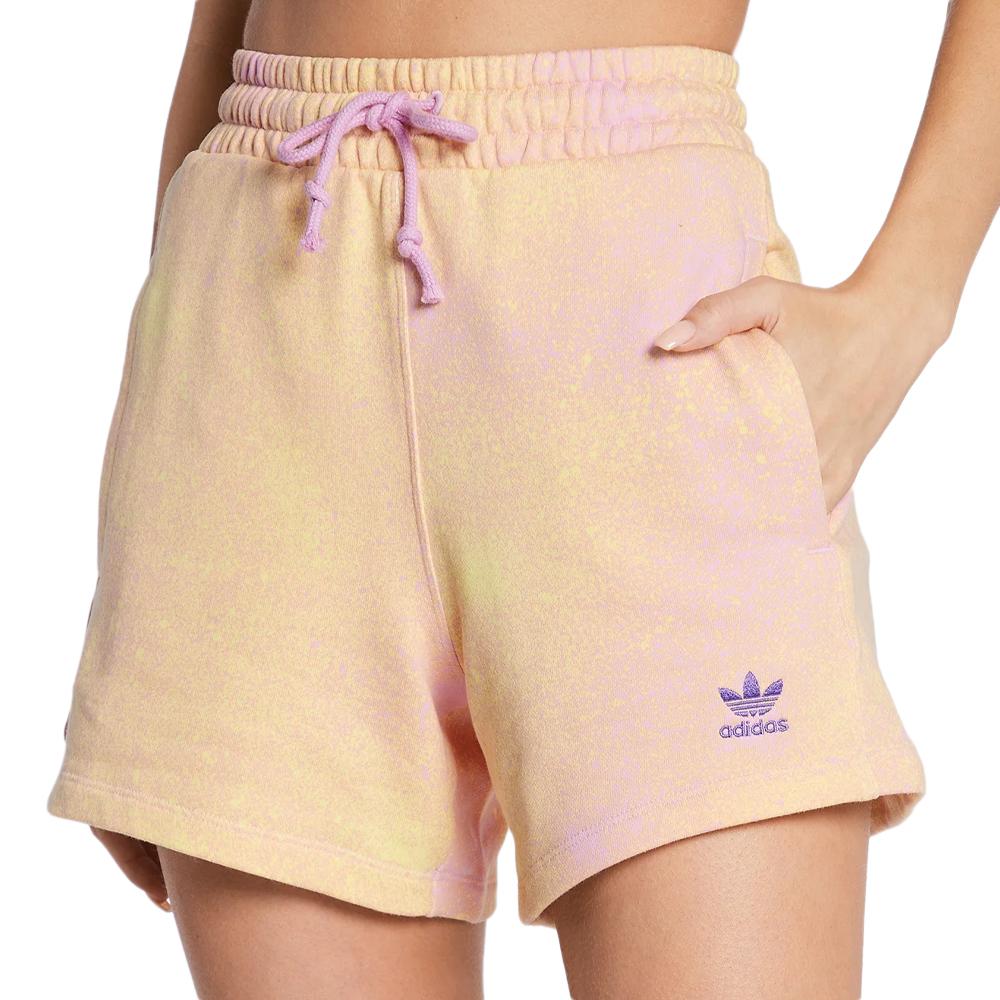 Adidas Short Jaune/Mauve Femme Adidas Aop