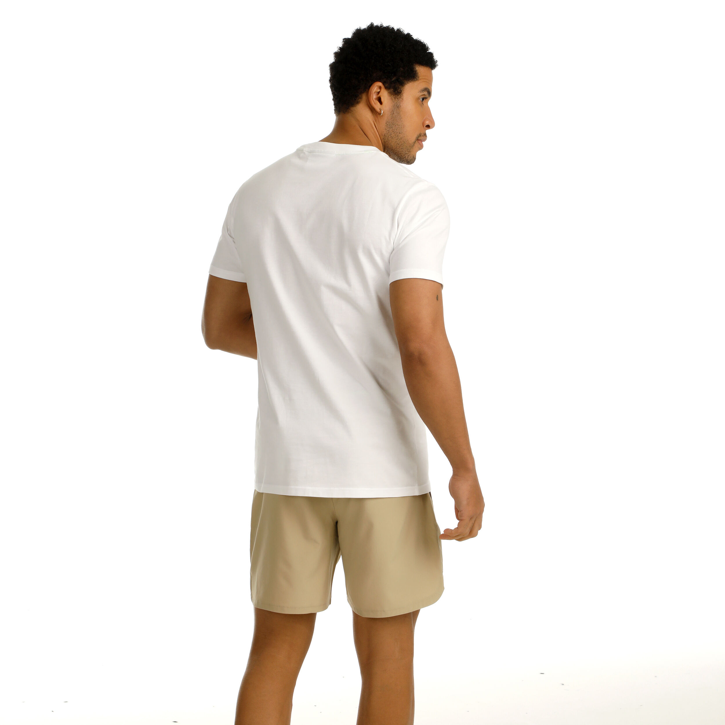 Quiet Please Wild Slam Shorts Hommes - Beige , Vert Fluo