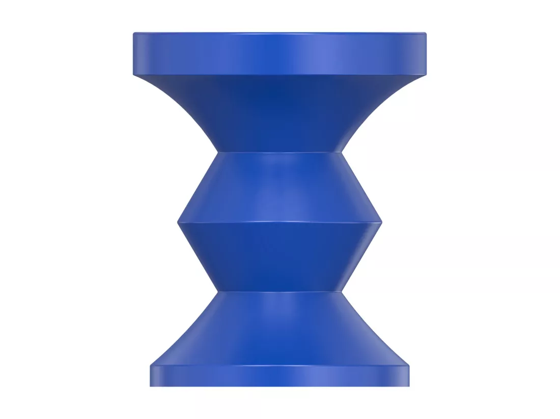 Table d'appoint en métal - Bleu - ZOLIMI
