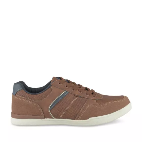 Baskets COGNAC DENIM SIDE