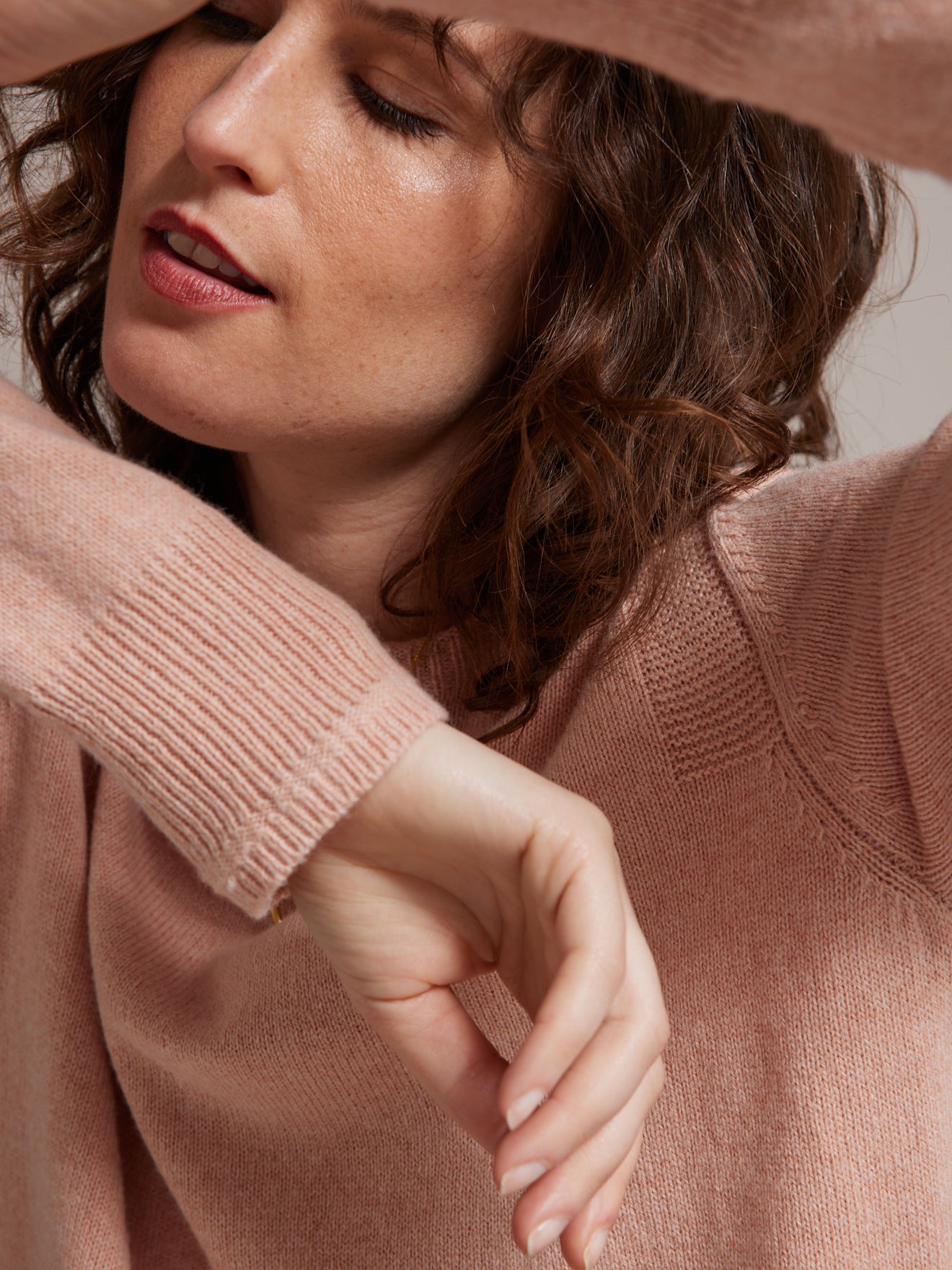 Pull col rond femme laine mérinos RWS*
